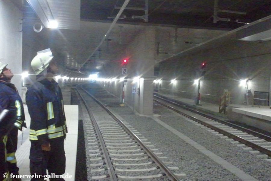 Einweisung in die Tunnelanlage am 15.07.2011